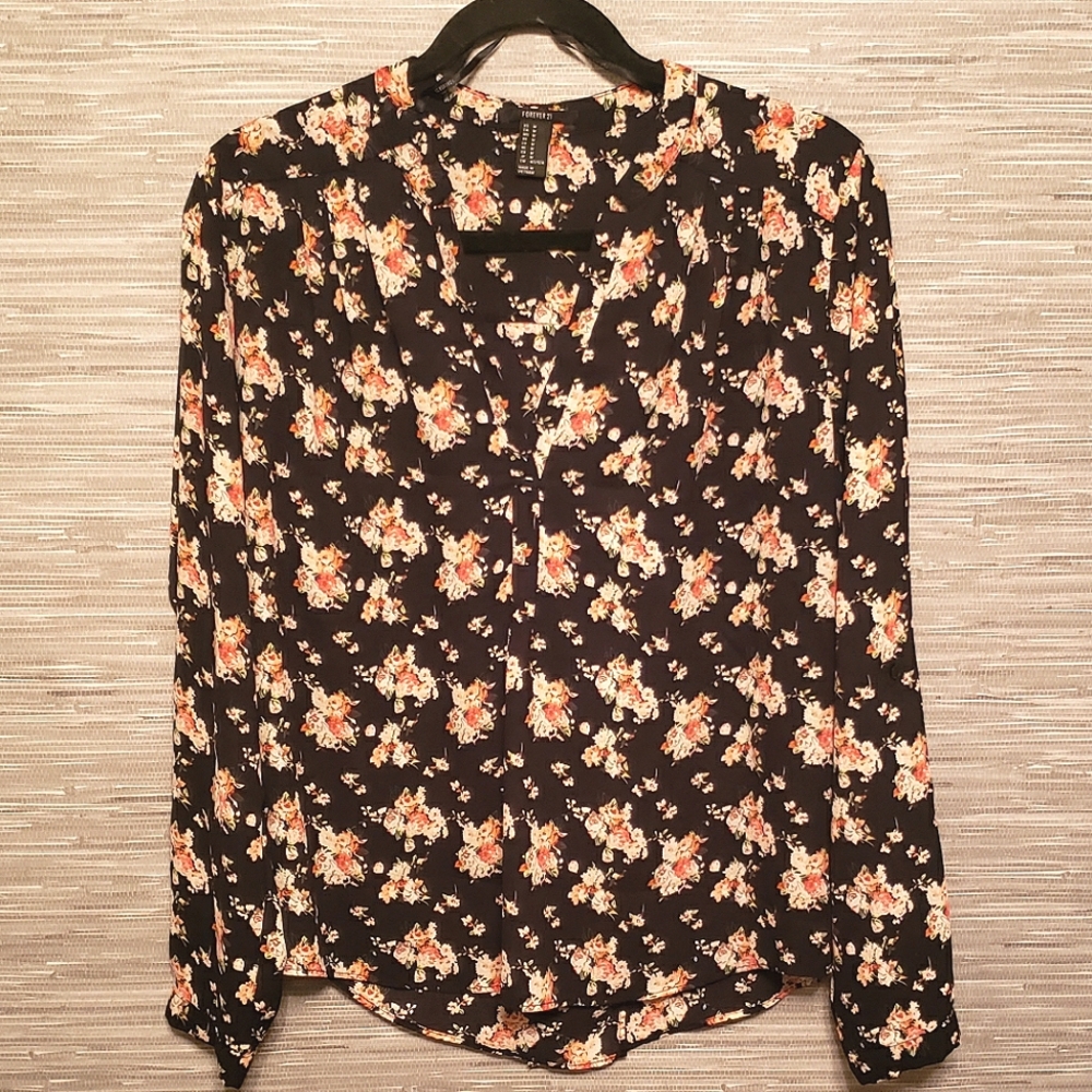 Forever 21 Floral Blouse